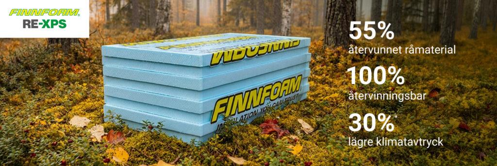 Finnfoam RE-XPS isolering